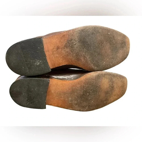 Dack’s Brown Baffin Seal Skin Oxford Shoes Size 10 - Picture 9 of 12